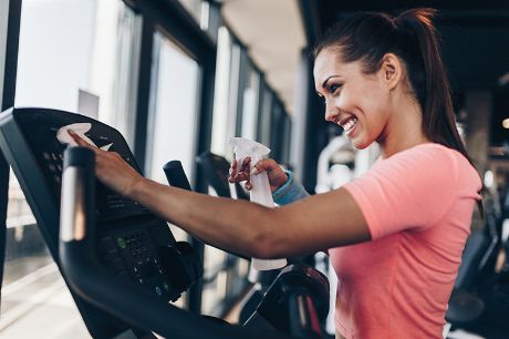 Bakterien und Keime im Fitnessstudio