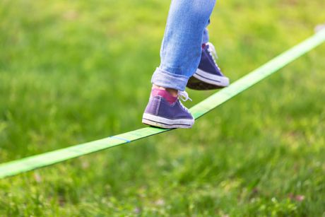 Slacklinen: der etwas andere Tanz auf dem Seil