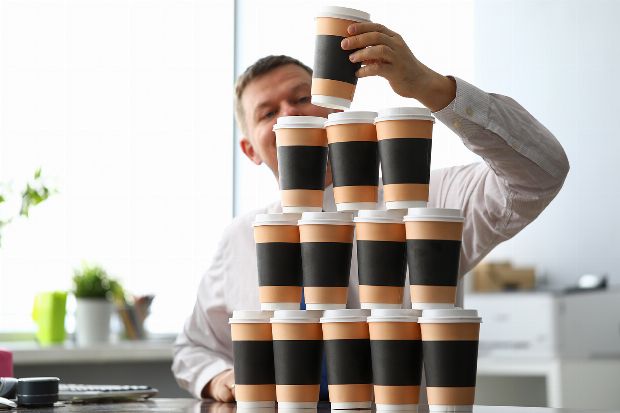 zuviel Kaffee