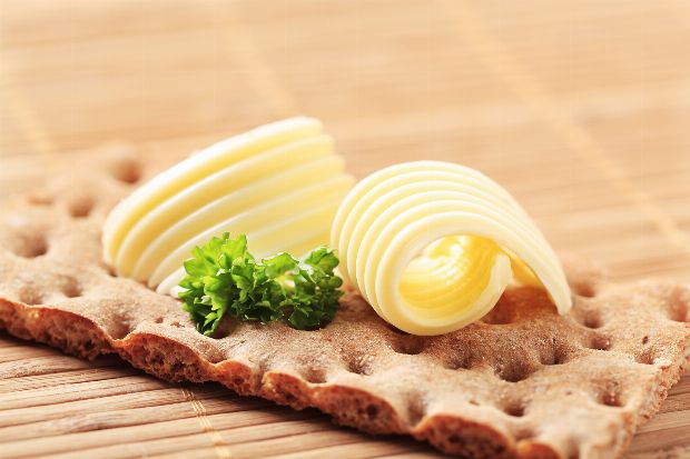 Knäckebrot mit Margarine