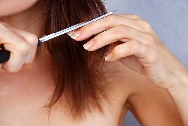 Trockenes Haar Trockenes Haar