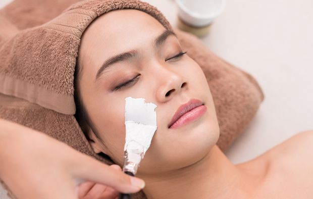 Gesichtsmaske für schöne Haut