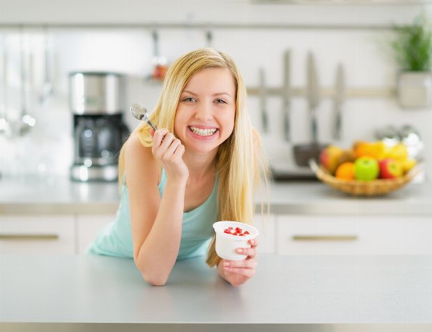 Joghurt essen