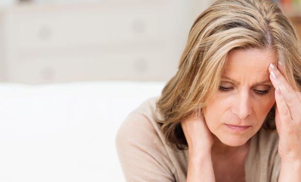 Frau leidet unter Depressionen