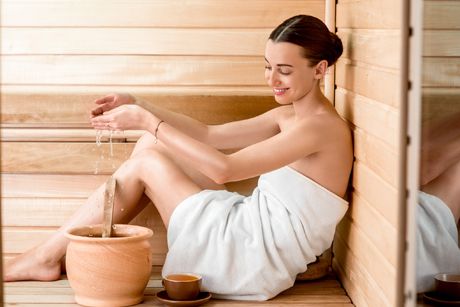 Finnische Sauna - Holzsauna