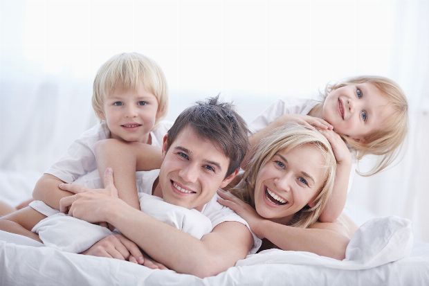 Glückliche Familie