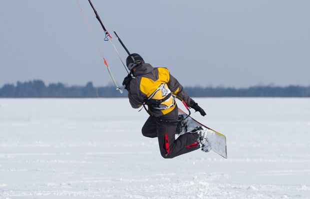 Trendsport Snowkiten