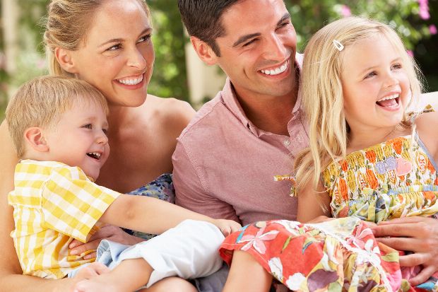 glückliche Familie